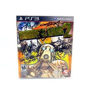 6x Autographed Borderlands 2 (Sony PlayStation 3, PS3) David Eddings Chris Rager